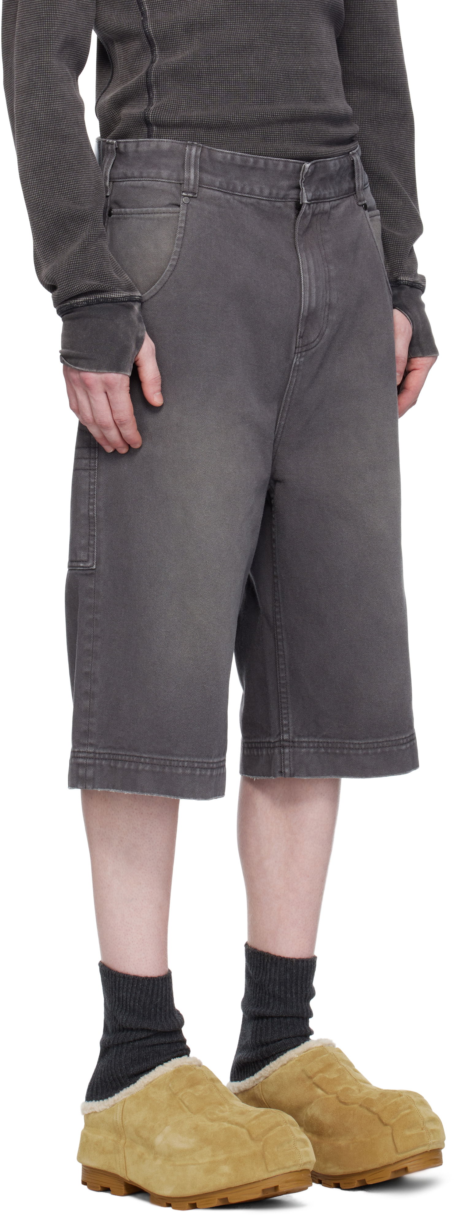 Shorts Entire Studios Entire Studios D Denim Shorts Grå | ES2570SL, 1