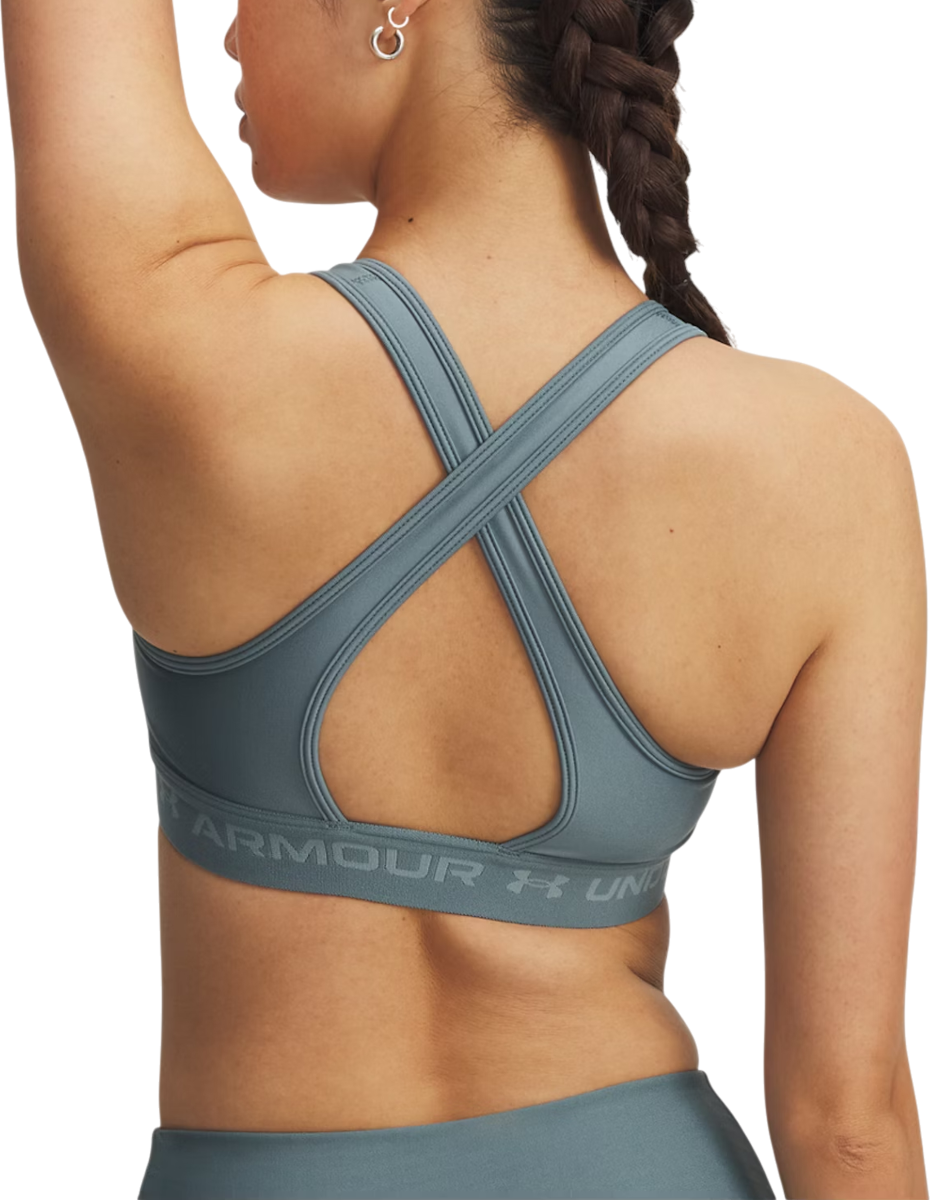 Bh Under Armour Crossback Mid Bra Blå | 1361034-587, 1