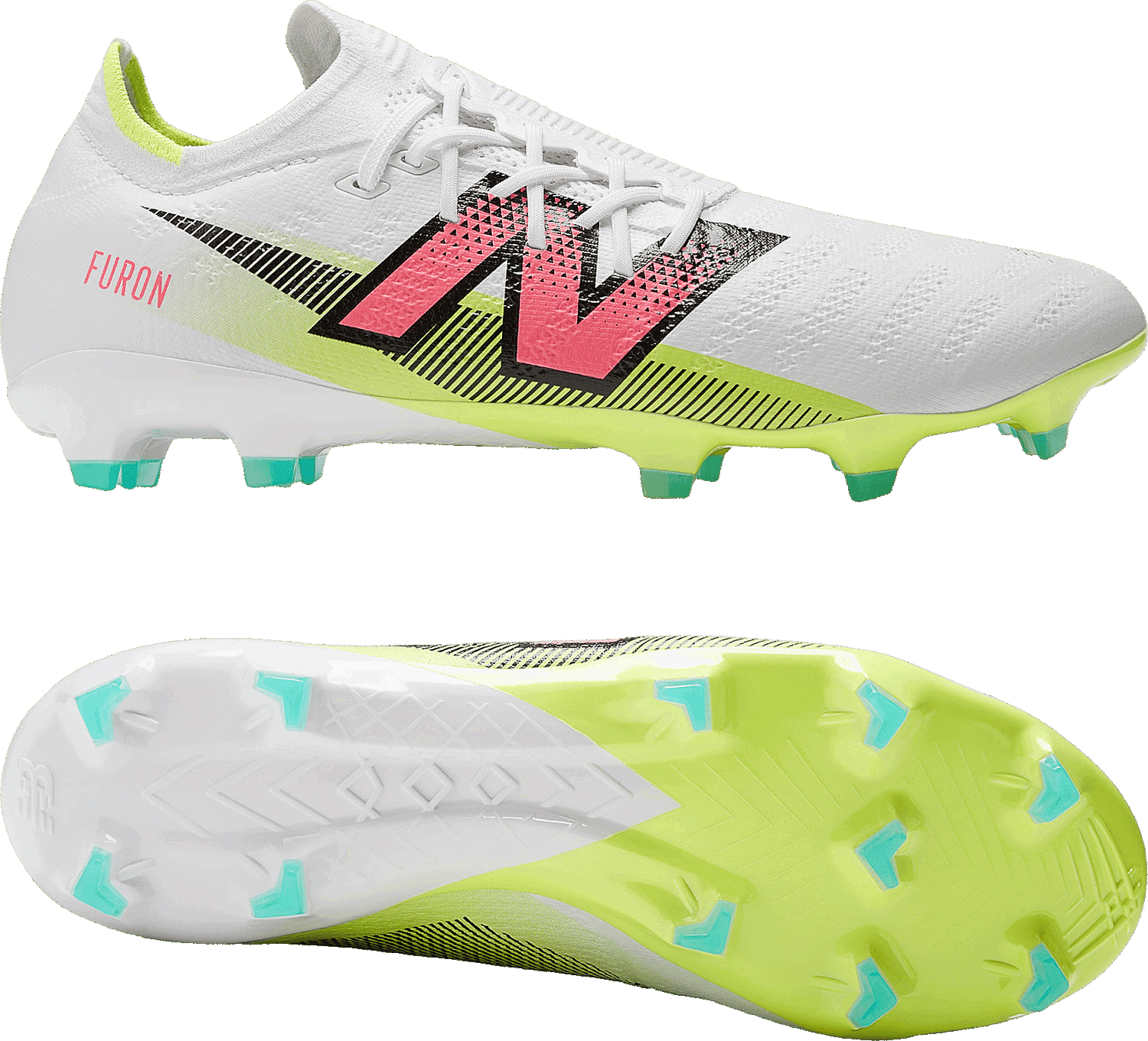 Sneakers og sko New Balance Furon Pro FG V7+ Hvid | NBSF1FH75, 1