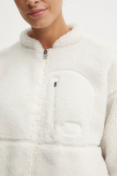 Jakke The North Face White Cropped Fleece Jacket Hvid | NF0A88ZBQLI1, 4