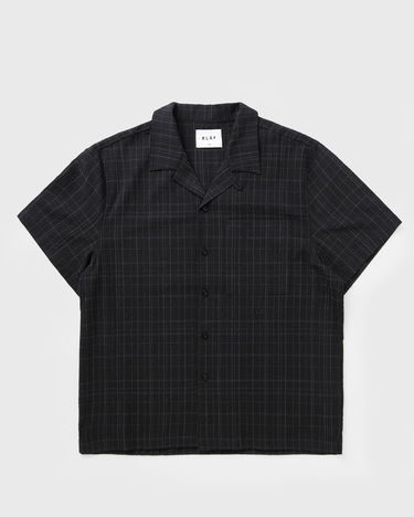 Skjorte ØLÅF Check Camp Collar Shirt Sort | M210301-BLACK, 1