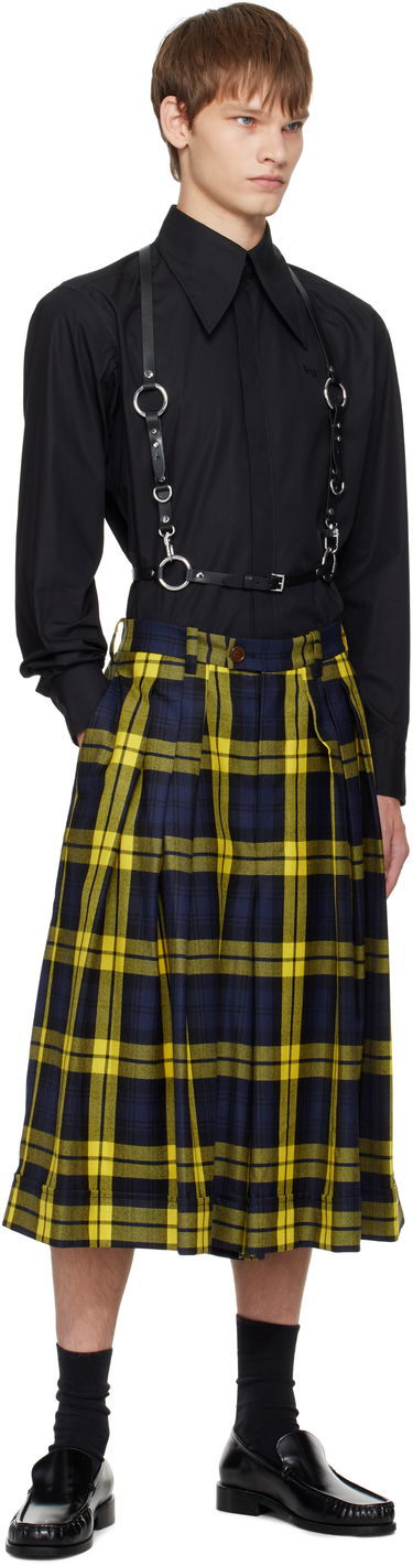 Shorts Vivienne Westwood Vivienne Westwood Pleated Tartan Culottes Gul | 3F01000C-W0175-, 3