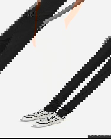 Bukser Off-White Buckle Dry Wool Slim Pants Sort | OMCA214F22FAB002 1000, 2