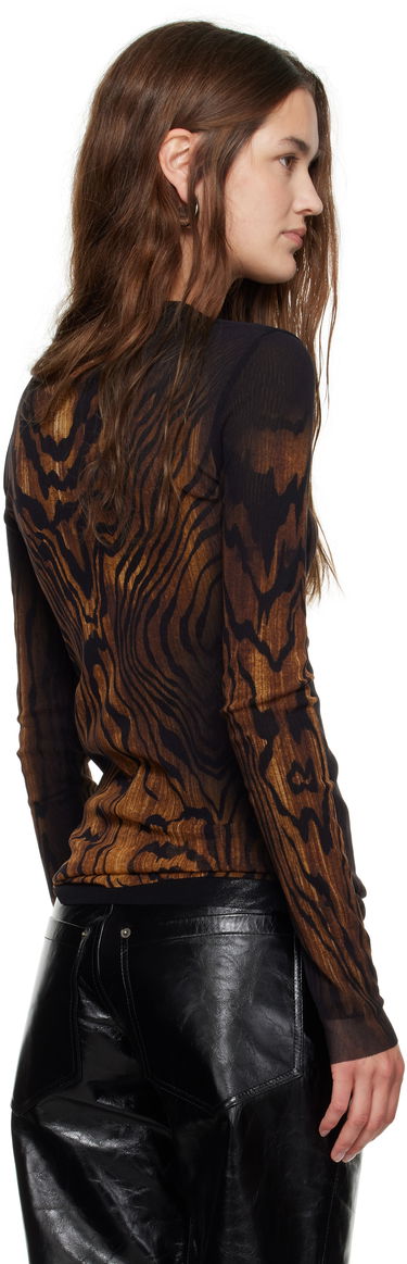 T-shirt Jean Paul Gaultier Jean Paul Gaultier 'The Wood' Long Sleeve Brun | 25/03-W-TO335-M002P-0060, 2