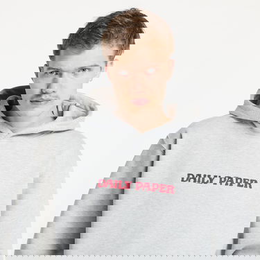 Sweatshirt DAILY PAPER Daily Paper Chain Stitch Oversized Hoodie Grå | 2511136, 1