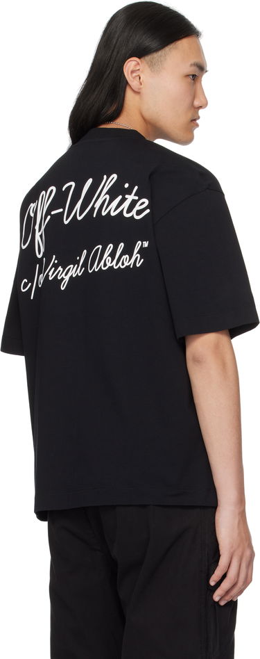 T-shirt Off-White Black Script T-Shirt Sort | OMAA120C99JER00D1001, 2