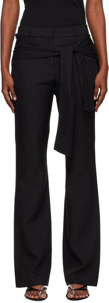 Bukser Coperni Coperni Jersey Wrap Trousers Sort | COPP140F3004, 0