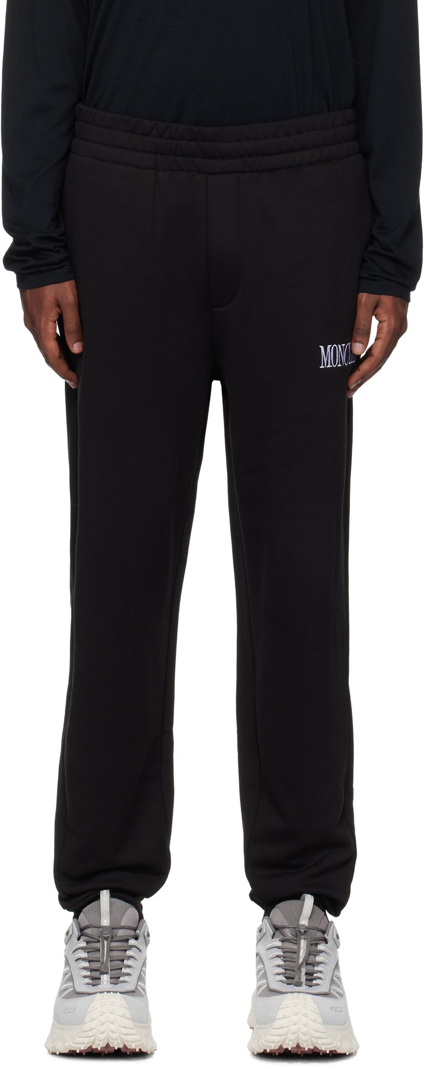 Joggingbukser Moncler Logo Sweatpants Sort | J20918H00012809KR