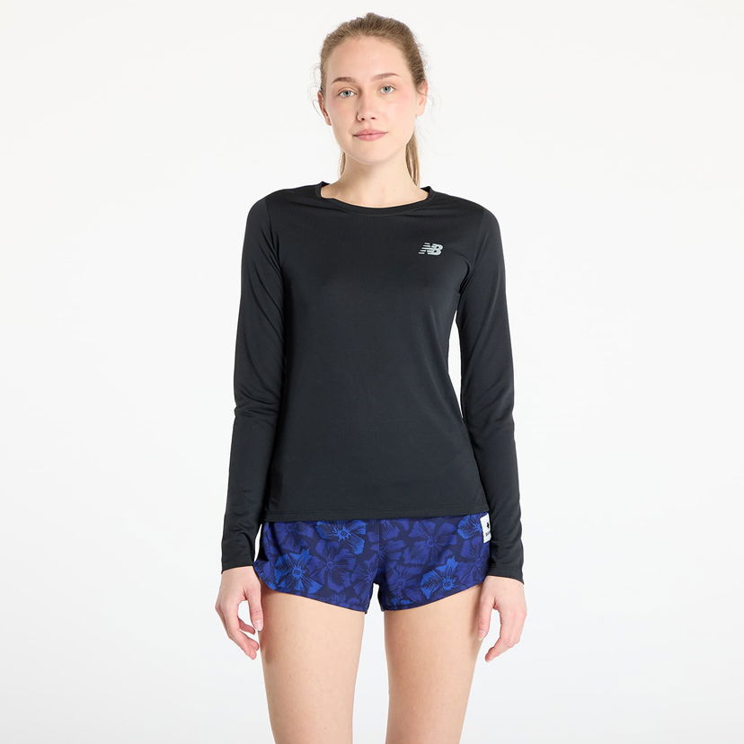 T-shirt New Balance Long Sleeve Sport Tee Sort | WT51245BK