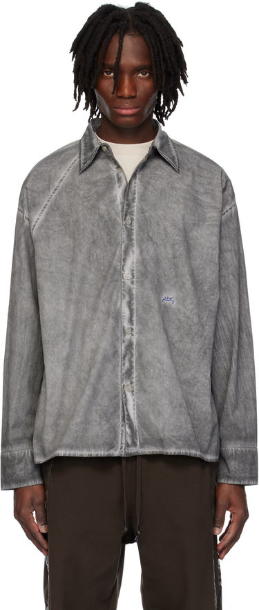 Skjorte A-COLD-WALL* A-COLD-WALL* Dissect Long Sleeve Shirt Grå | ACWMSH159, 0
