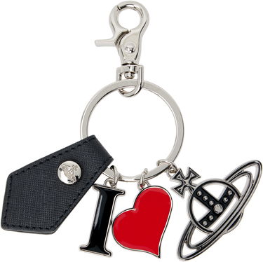 Nøgleringe Vivienne Westwood Vivienne Westwood I Love Orb Keychain Blå | 8203011EU-S0021-, 4
