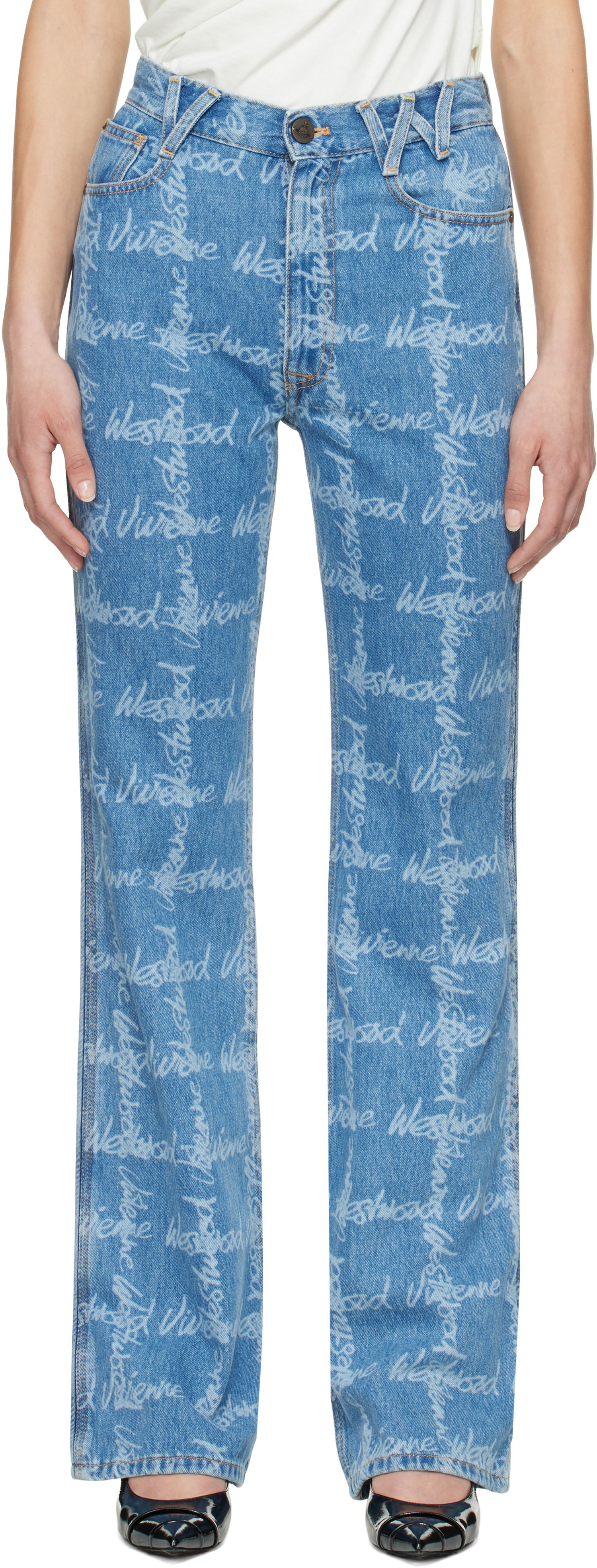 Jeans Vivienne Westwood Vivienne Westwood Ray 5 Pocket Jeans Blå | 1902002B-W014I-, 0