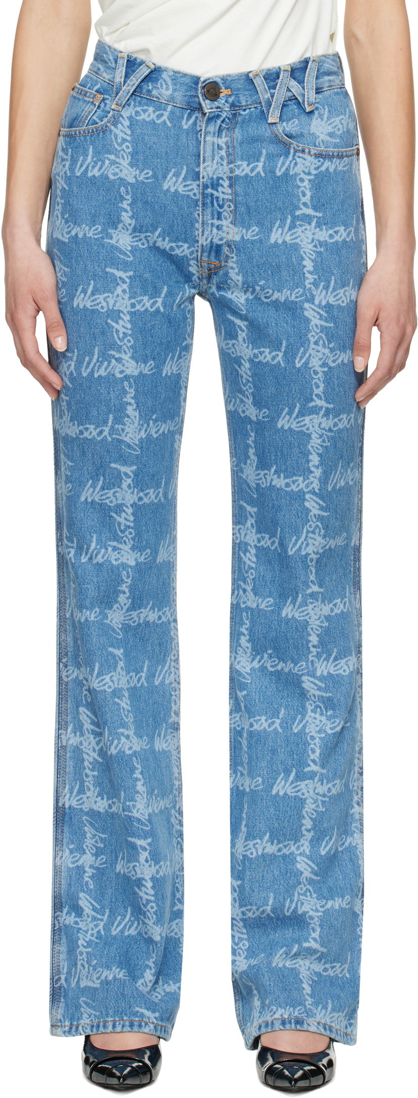 Jeans Vivienne Westwood Vivienne Westwood Ray 5 Pocket Jeans Blå | 1902002B-W014I-