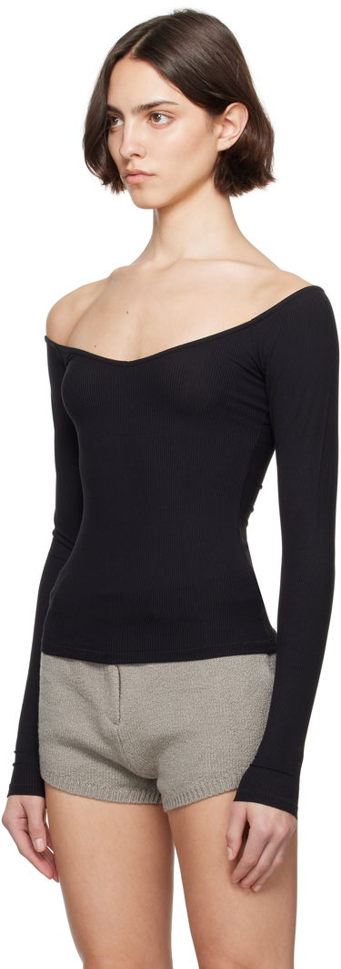 Tanktop SKIMS SKIMS Soft Lounge Off-The-Shoulder Top Sort | LS-LST-7653W, 3