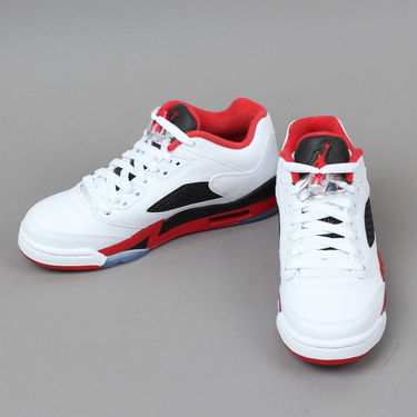 Sneakers og sko Jordan Air Jordan 5 Retro Low ''Fire Red'' 2016 GS Hvid | 314338-101, 2
