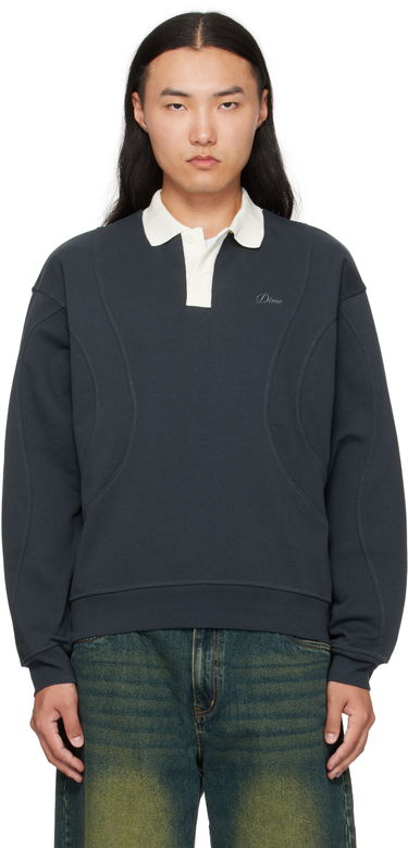 Polo skjorte Dime Dime French Terry Rugby Polo Sort | DIMEFA255NVY, 0