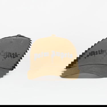 Kasket Palm Angels Spray Logo Trucker Cap Army Green/ Black Universal Brun | PMLB068F25FAB0025810, 0