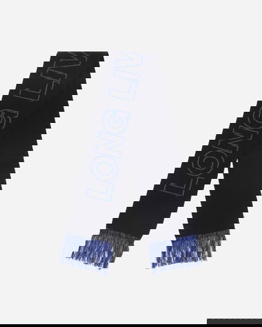 Tørklæde WTAPS Knitted Fringe Scarf Sort | 242MADT-AC01 001, 3