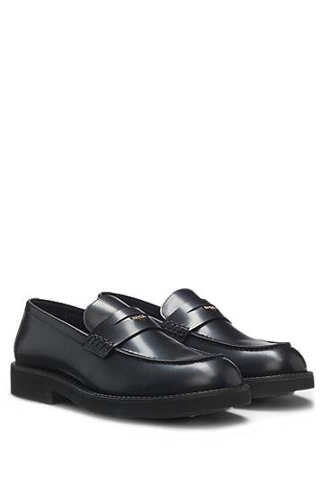 Sneakers og sko BOSS Penny Loafers Sort | 50548761