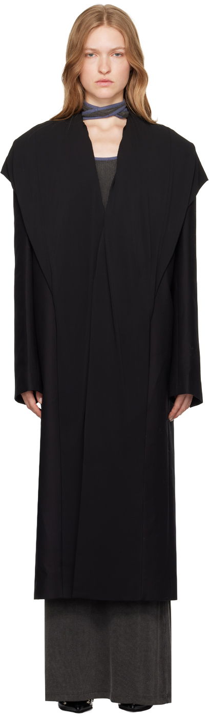 Frakker Y/PROJECT Draped Hood Coat Sort | 201CO003