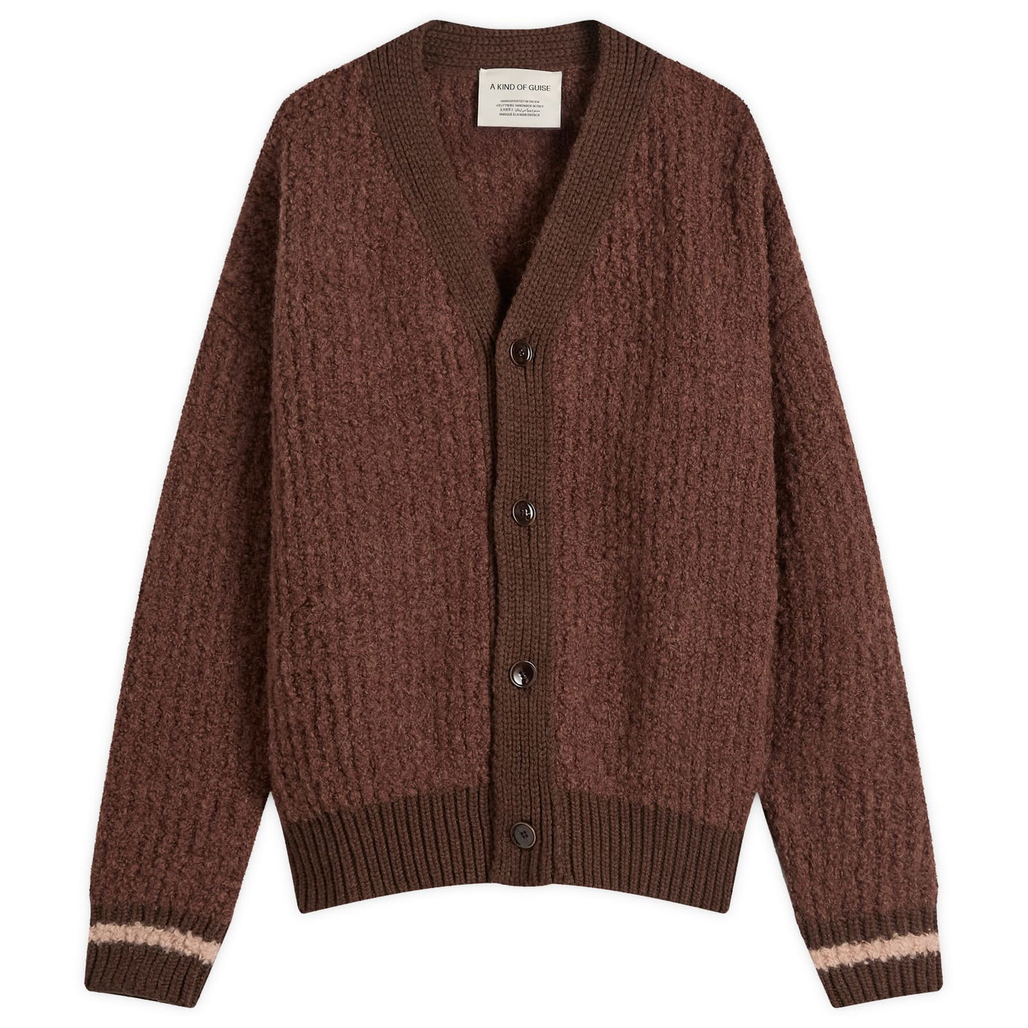Sweater A Kind of Guise A Kind of Guise Khuder Knit Cardigan Brun | 574-10541-144, 1