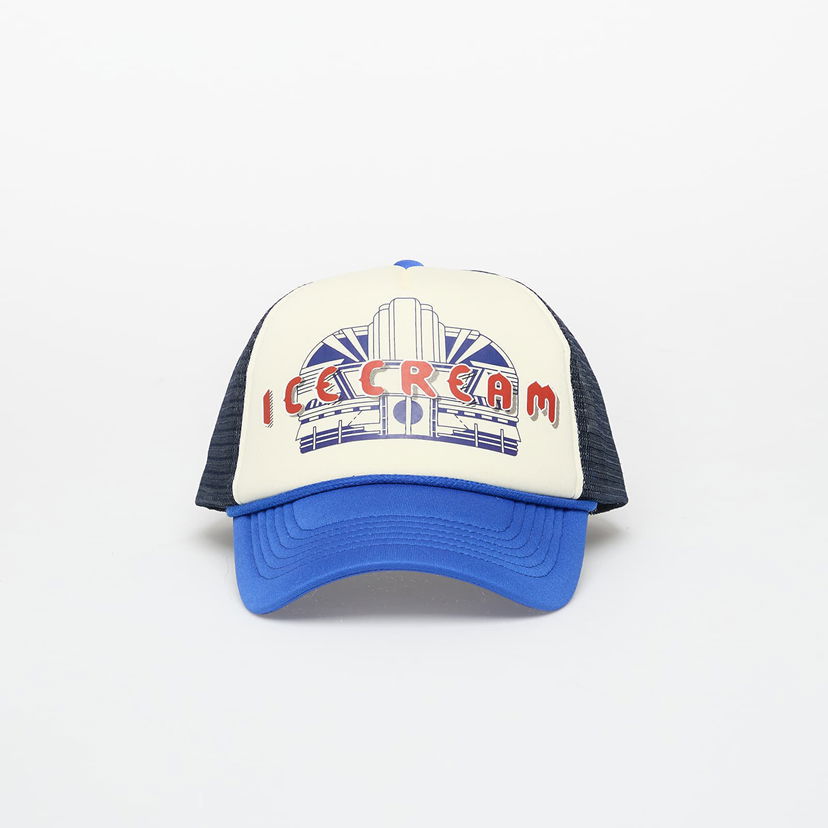 Kasket BILLIONAIRE BOYS CLUB Icecream Diner Trucker Cap Flerfarvet | IC25464 Ecru/ Blue