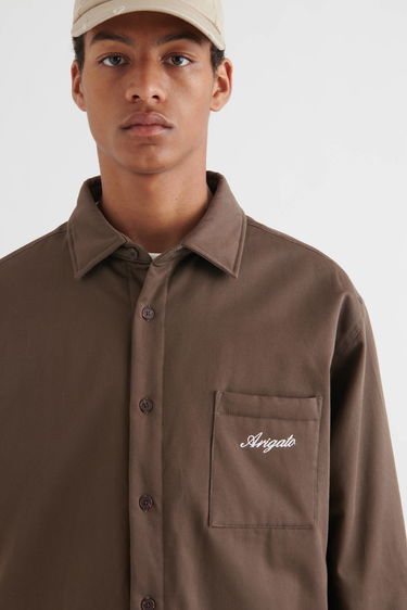 Skjorte AXEL ARIGATO Alpine Padded Shirt Brun | A2207001, 5
