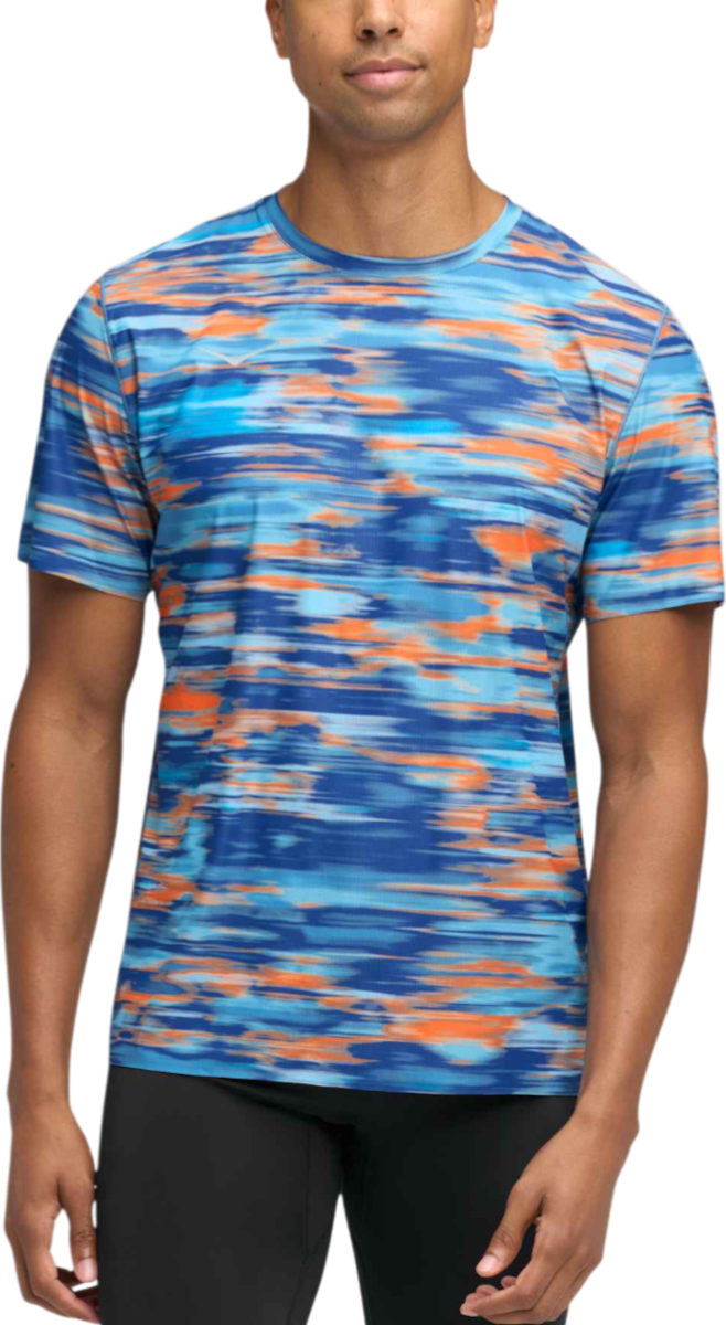 T-shirt Hoka One One Hoka Airolite 2.0 Short Sleeve T-Shirt Blå | 1175771p-bblr