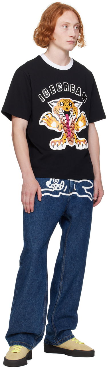 Jeans BBC IceCream Running Dog Double Scoop Jeans Blå | ICD002, 3
