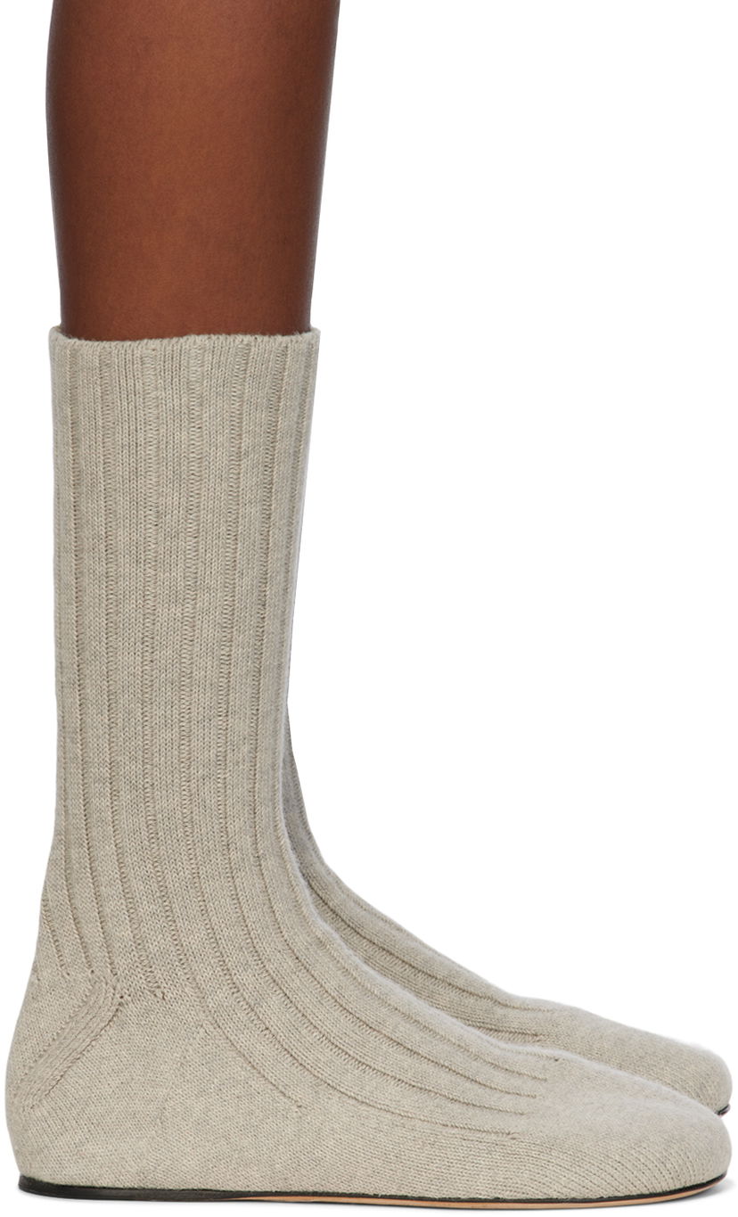 Sneakers og sko Bottega Veneta Domenica Boots Grå | 776571 V3UZ0
