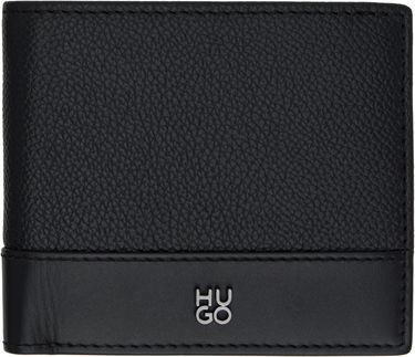 Tegnebog BOSS Bifold Leather Wallet Sort | 50548314, 0