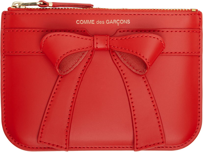 Tegnebog Comme des Garçons COMME des GARÇONS Big Bow Wallet Rød | SA8100BB