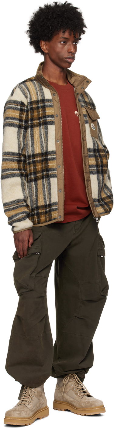 Jakke Moncler Moncler Plaid Fleece Jacket Flerfarvet | J20918G0005589AQU, 3