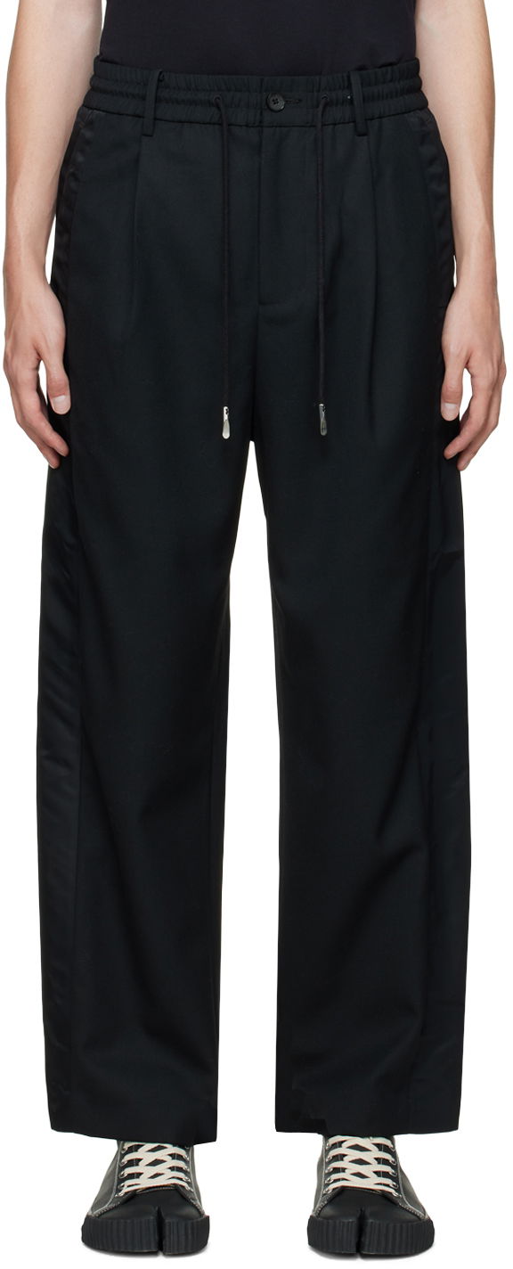 Bukser Feng Chen Wang Feng Chen Wang Paneled Trousers Sort | FMF14TR02