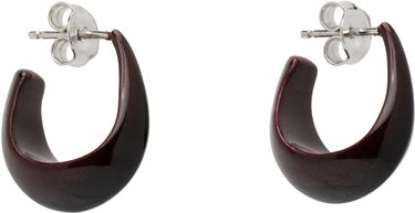 Øreringe LEMAIRE Lemaire Curved Mini Drop Earrings Bourgogne | AC278 LO0114, 1