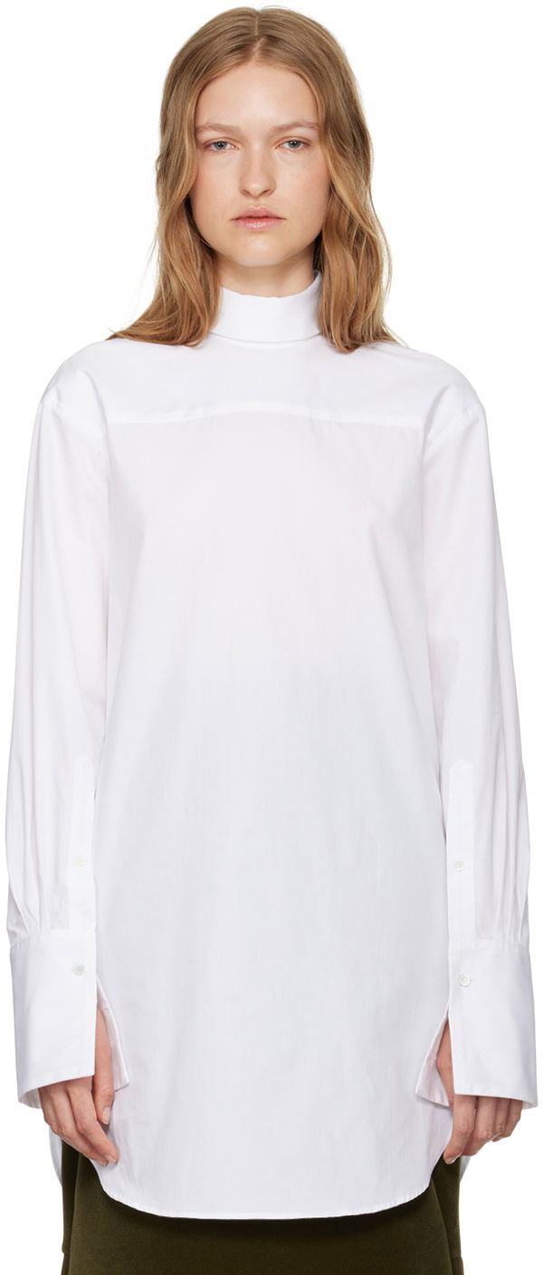 Skjorte Dries Van Noten Reverse Shirt Hvid | 242-010702-9293, 0