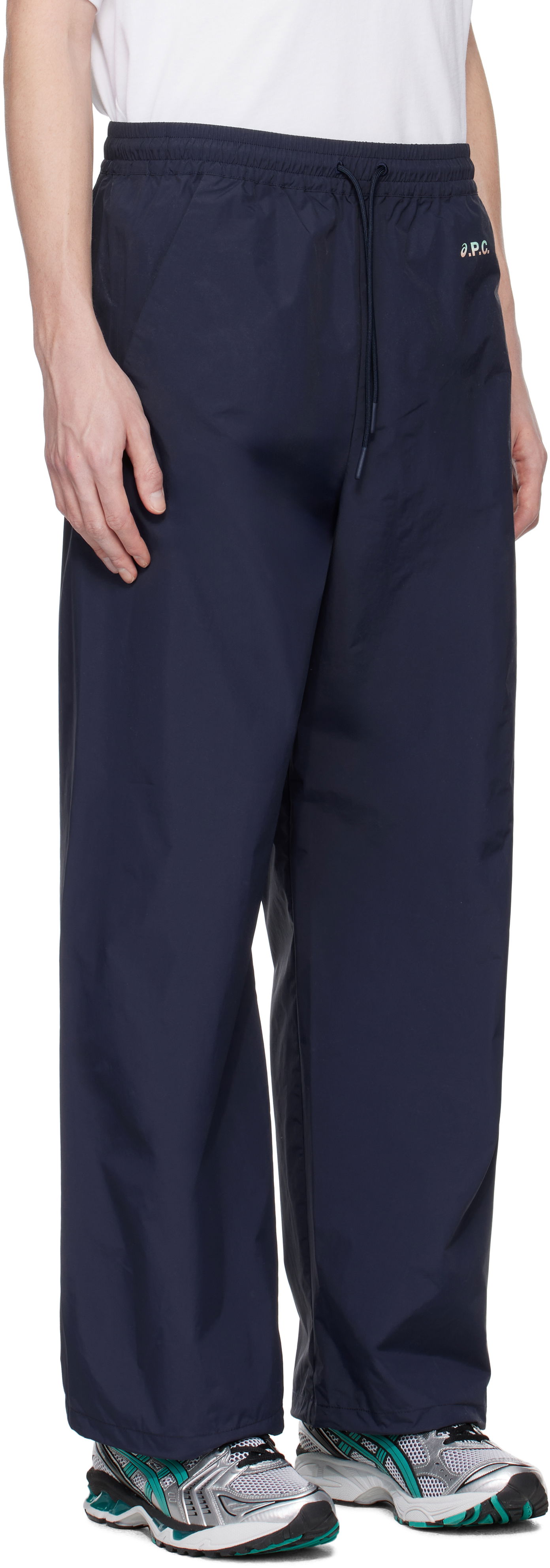 Joggingbukser A.P.C. ASICS Edition Haze Trousers Mørkeblå | PSAKM-M08478, 1