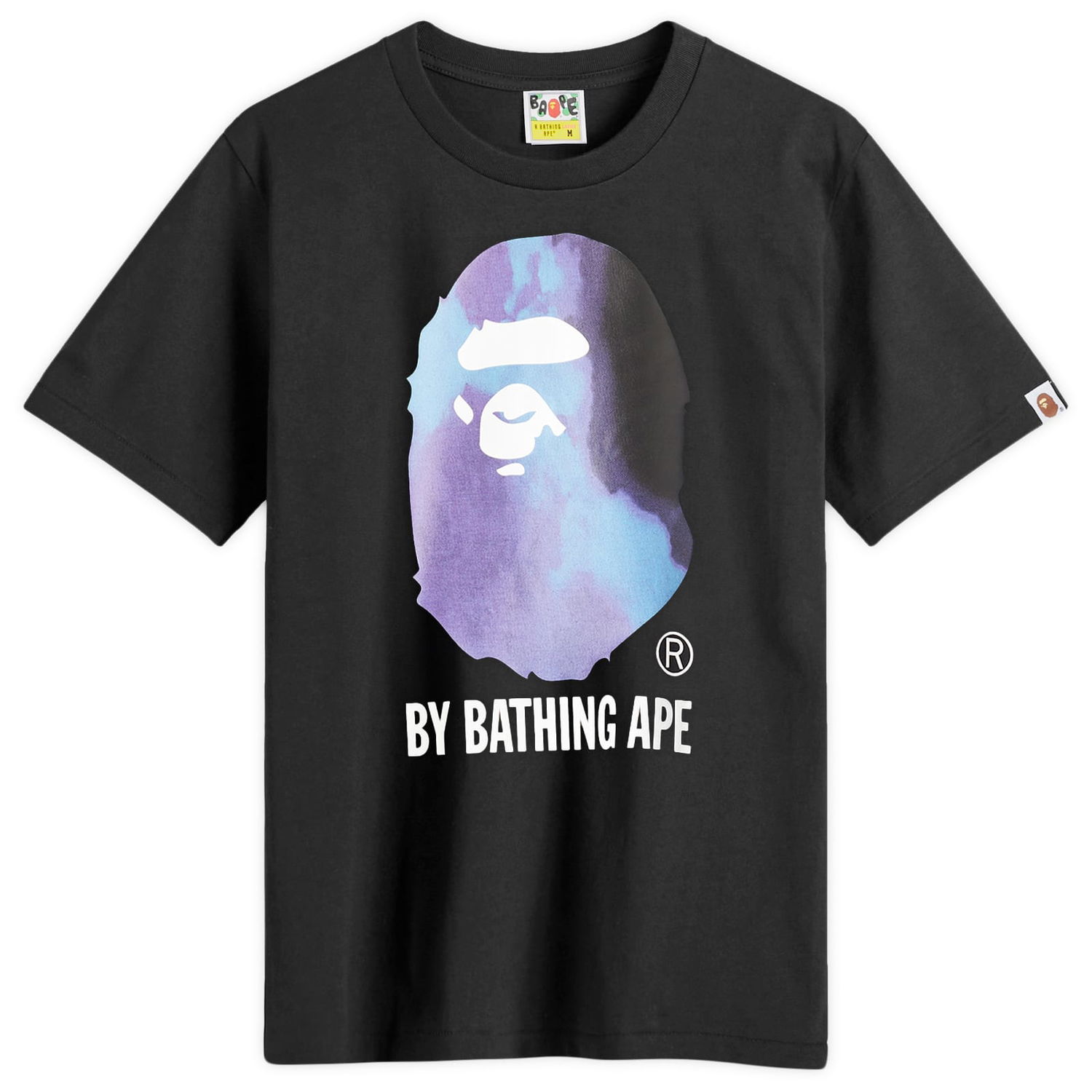 T-shirt BAPE Tie Dye Logo Graphic T-Shirt Black Sort | 001TEK801033M-BK2, 0