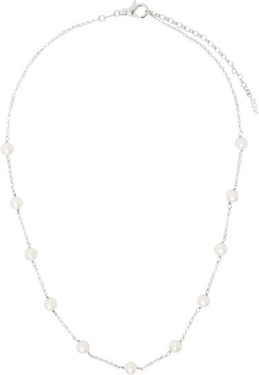 Halskæde VEERT Pearl Chain Necklace Metalisk | CA05RH-WG, 0