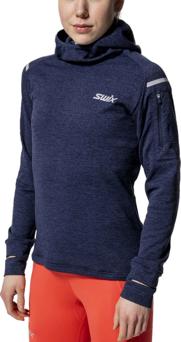 Sweatshirt SWIX Swix Pace Hooded Sweatshirt Mørkeblå | 10059-23-75100