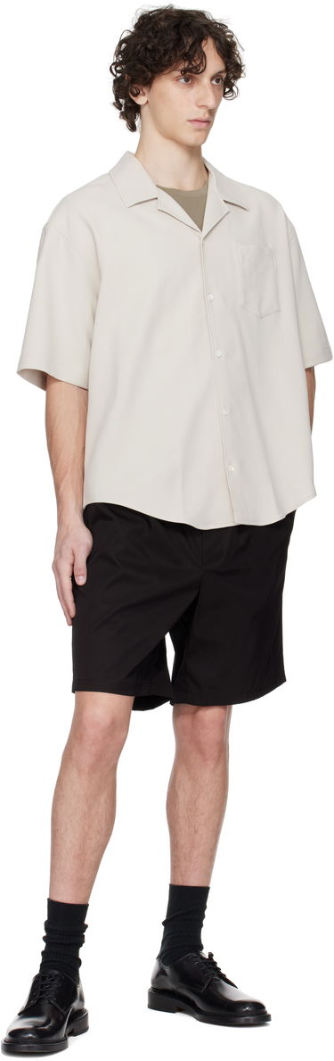 Shorts AMI AMI Paris Twill Shorts Sort | HSO304.PA0007, 3