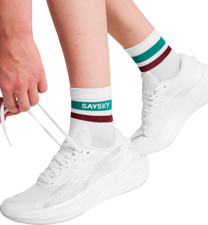 Sokker Saysky Saysky Logo Combat Quarter Socks Hvid | ouaso403c101-ouaso403c101