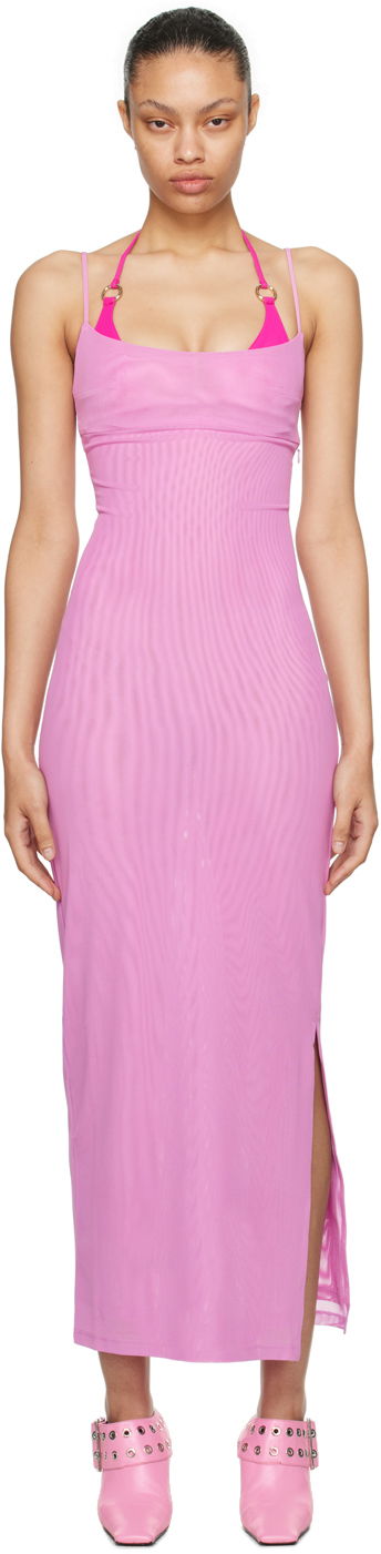Kjole Miaou Miaou Thais Maxi Dress Lyserød | 5019PM3VLT, 0