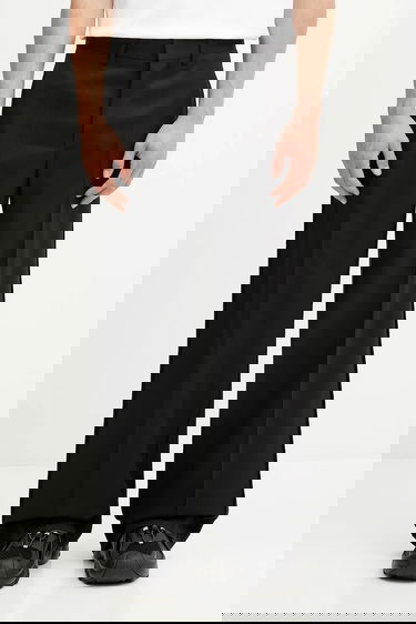 Bukser Maison Margiela MM6 Maison Margiela Wool Wide-Leg Trousers Sort | SH0KA0047.S47848.900, 0