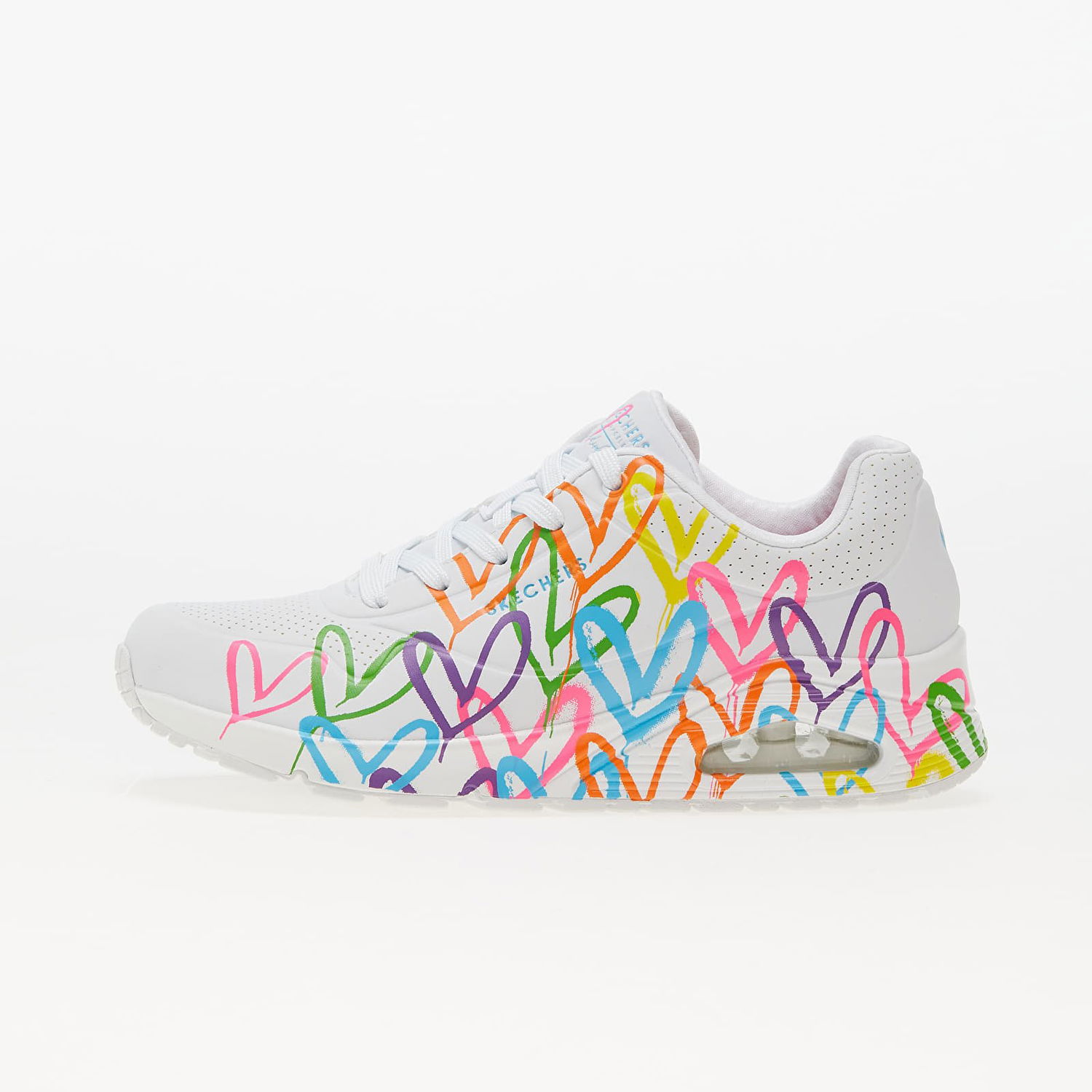 Sneakers og sko Skechers Uno White/ Multi Flerfarvet | 177981 WMLT, 0