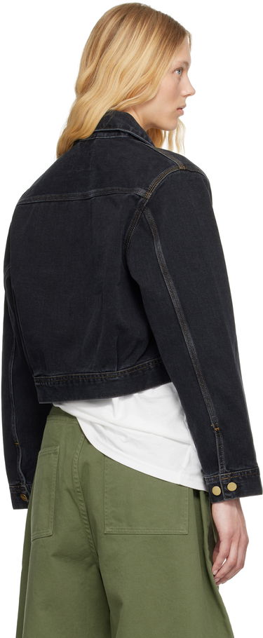 Jakke Carhartt WIP Arca Cropped Denim Jacket Mørkeblå | I034874-8906, 2