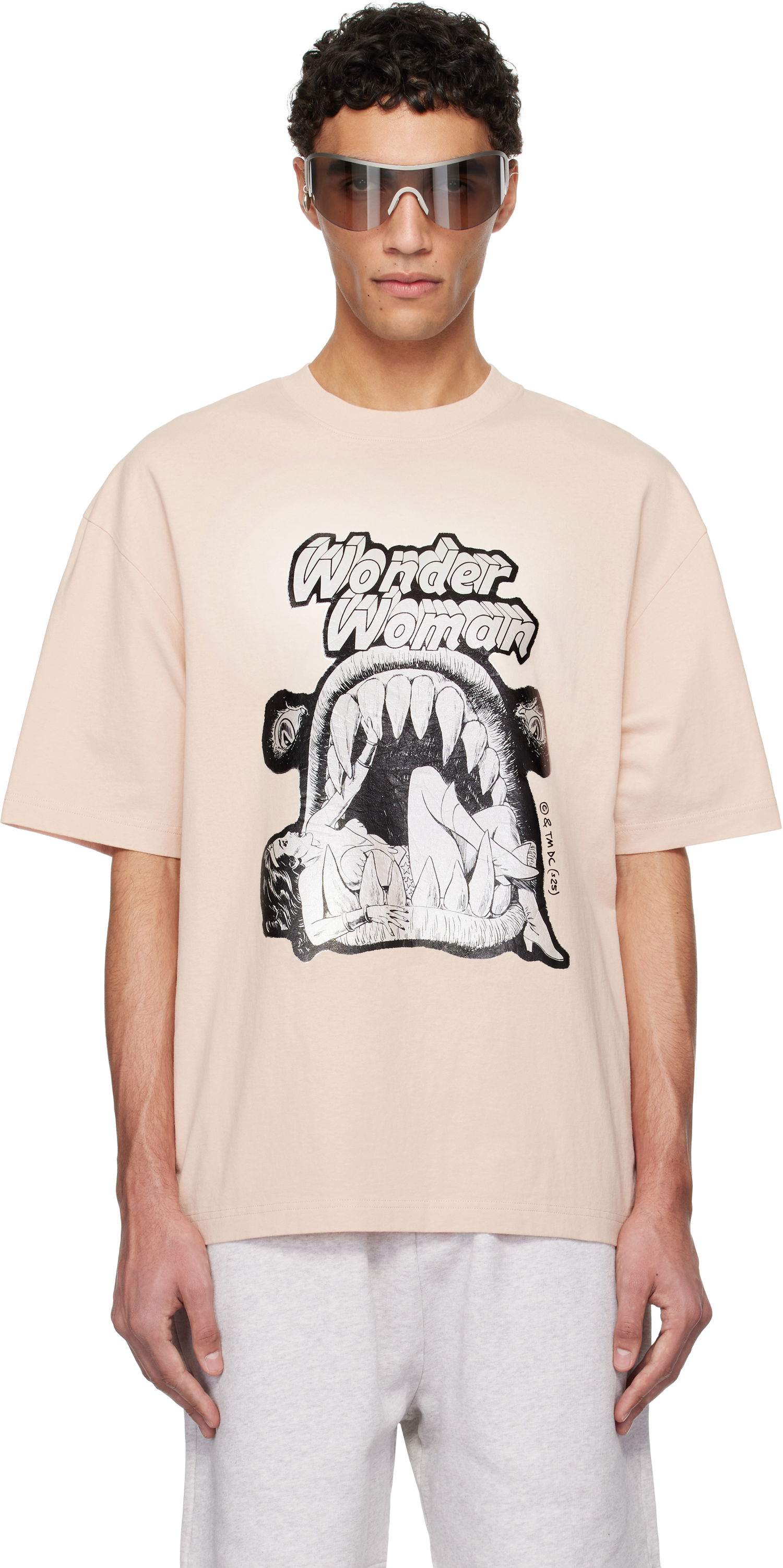 T-shirt Acne Studios Acne Studios DC™ 'Wonder Woman' T-Shirt Lyserød | BL0413-, 0
