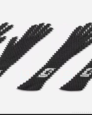 Handsker sacai sacai Wool Knit Gloves Sort | 25-00999S 001, 2