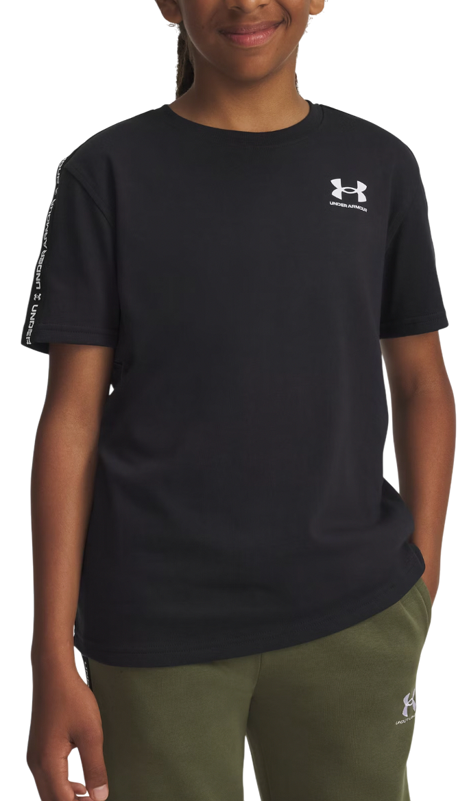 T-shirt Under Armour T-Shirt Sportstyle Taped Short Sleeve Sort | 6001583-001