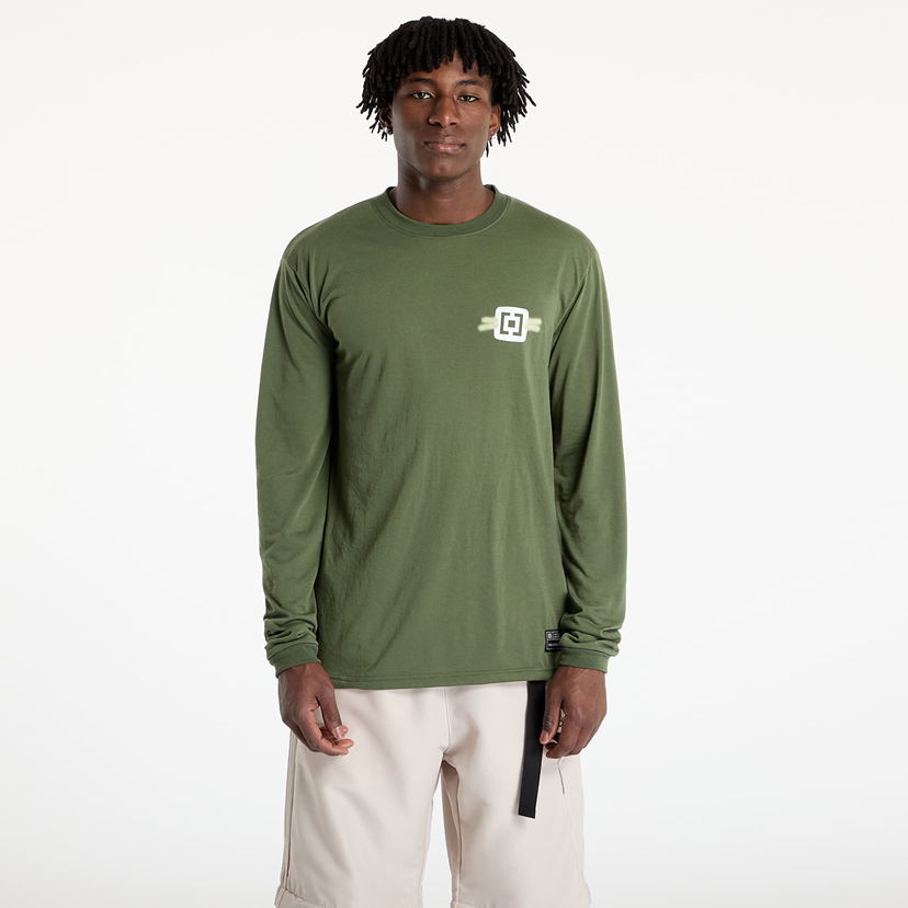 T-shirt Horsefeathers Horsefeathers Fury Long Sleeve Bike Jersey Grøn | SM1273N